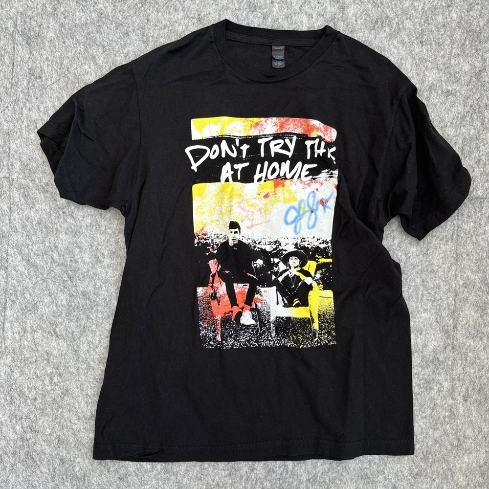 Band T-shirt Don't Try This At Home Size L Christian Rock Evan Egerer
